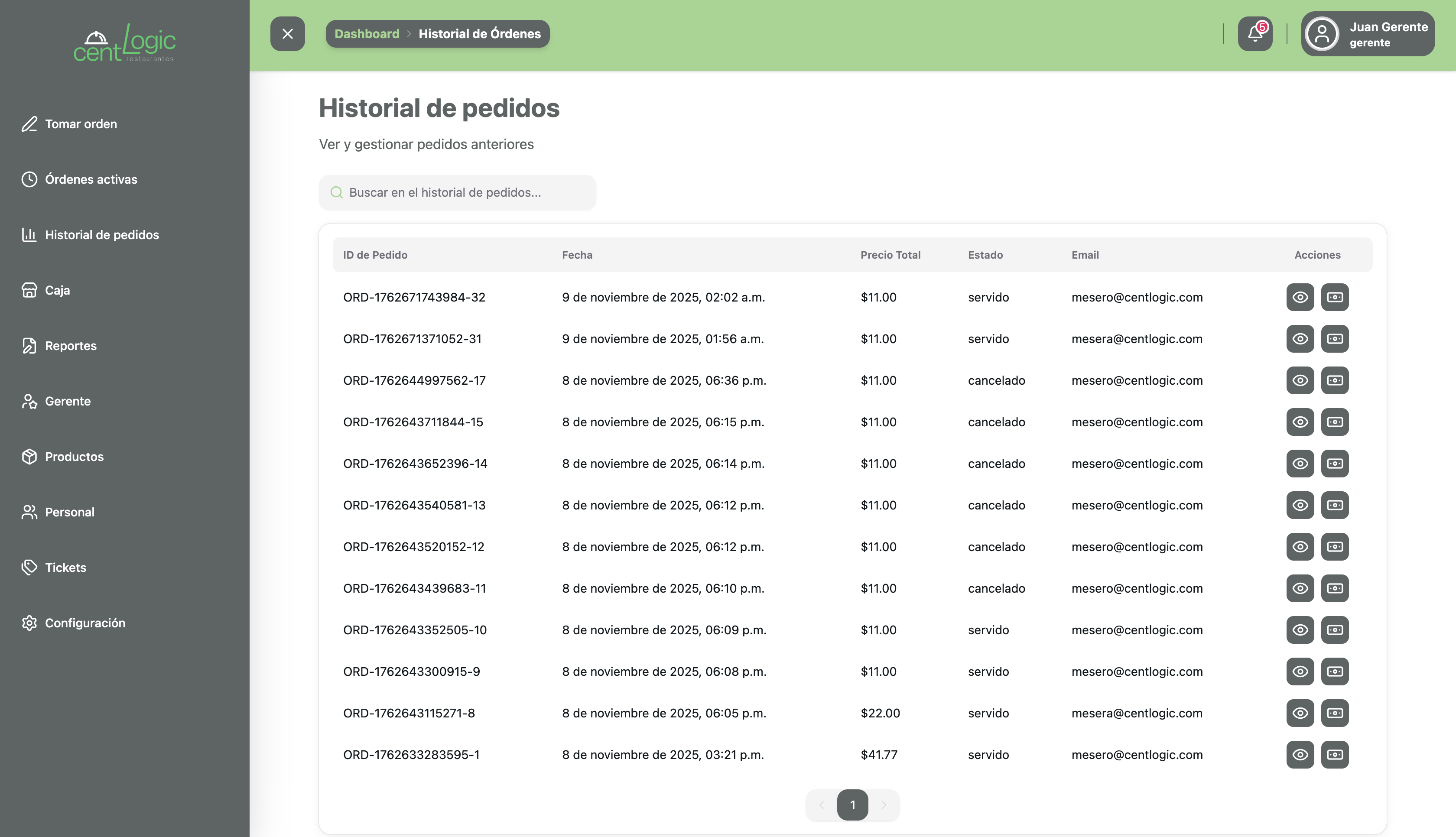 Centlogic Restaurantes thumb 3