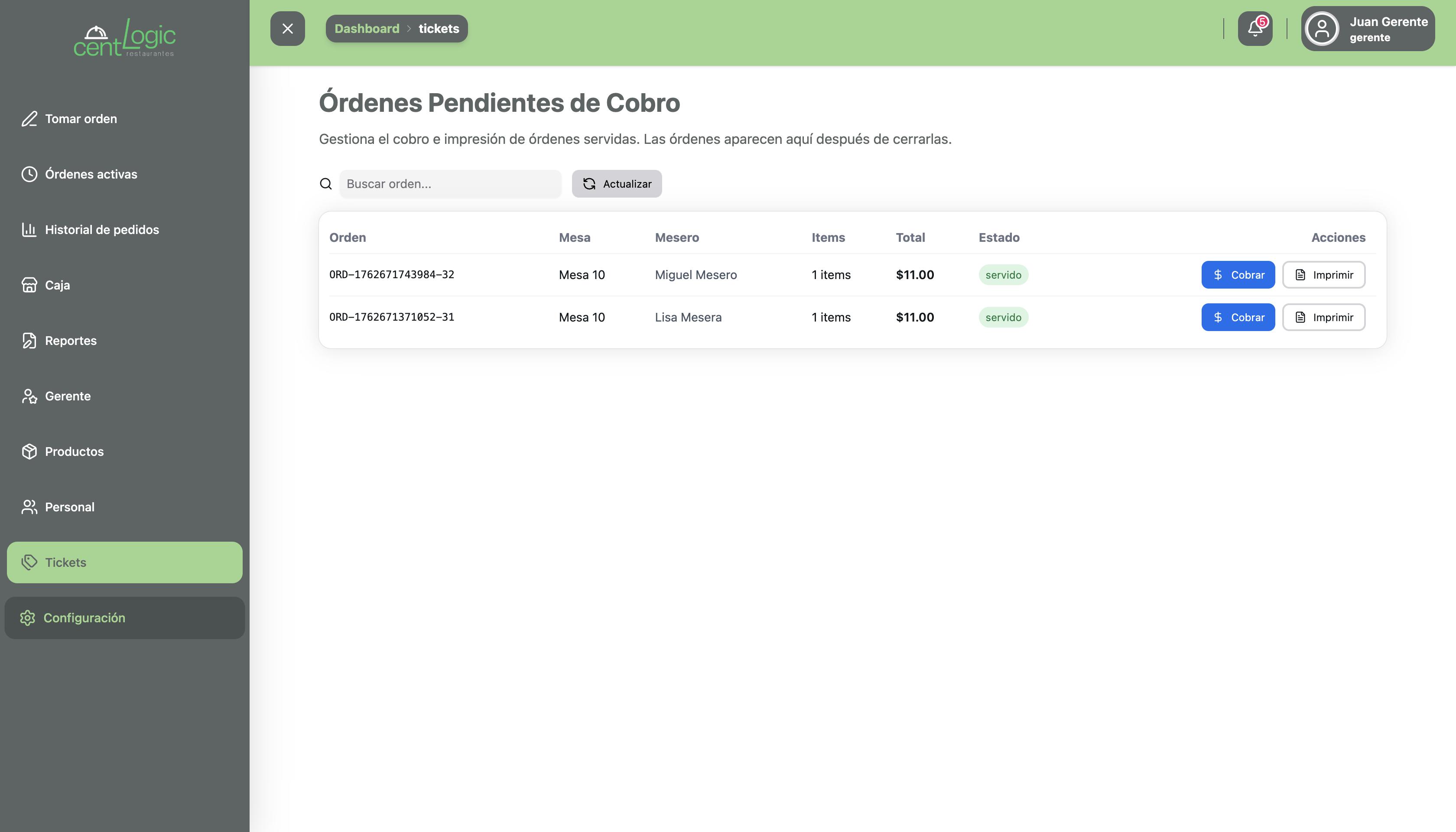 Centlogic Restaurantes thumb 6